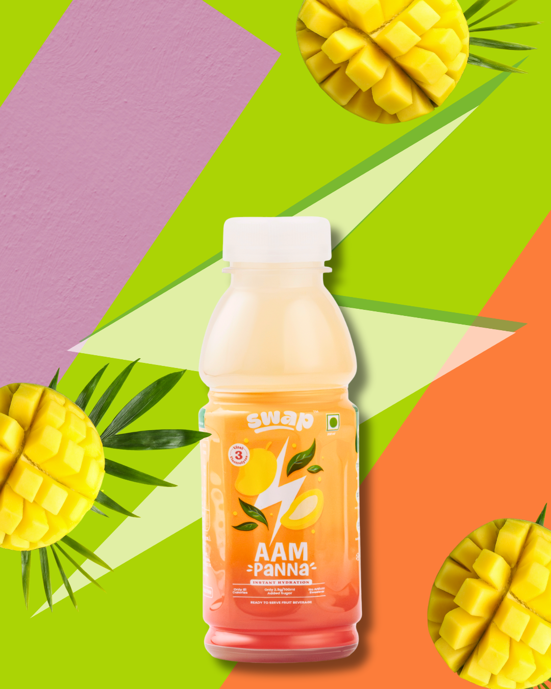 Aam panna electrolyte hydration low added sugar low calorie